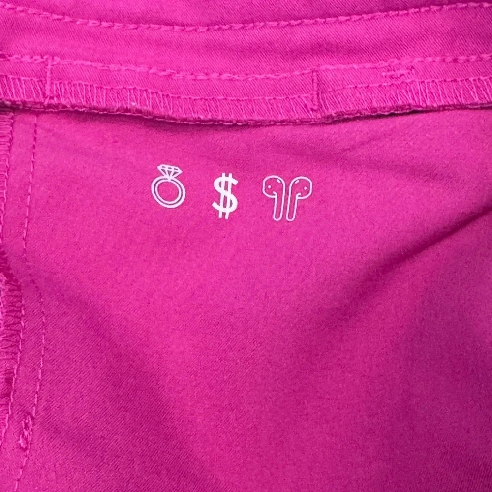 FIGS‎ Technical Collection Magenta Pink Scrub Pants XXS Petite Blue Drawstring
